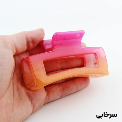 کلیپس دخترانه honey مدل مستطیلی دو رنگ