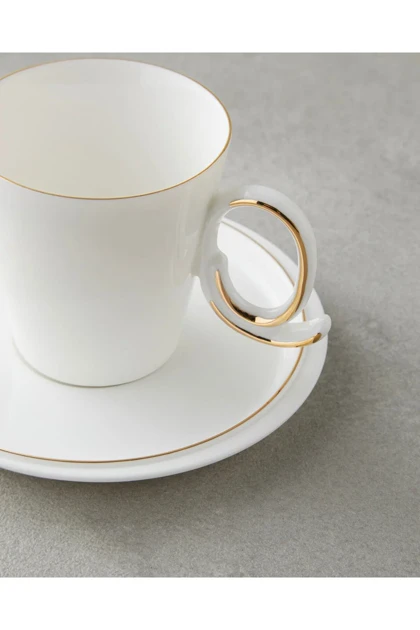 فنجان قهوه 6 نفره English Home مدل Ivory پرسلن