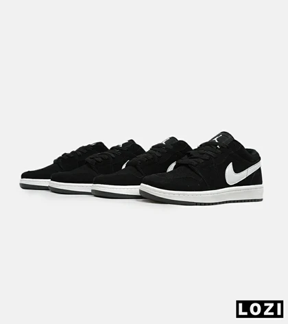 کفش کتانی مردانه مشکی سفید NIKE SB dunk Low Pro