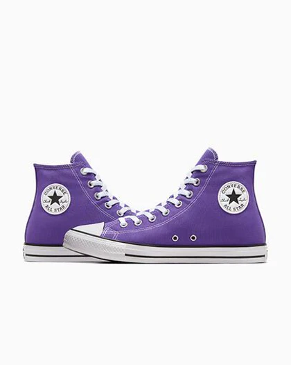 کفش ال استار اصل ساق بلند مدل کلاسیک رنگ بنفش All Star Chuck Purple