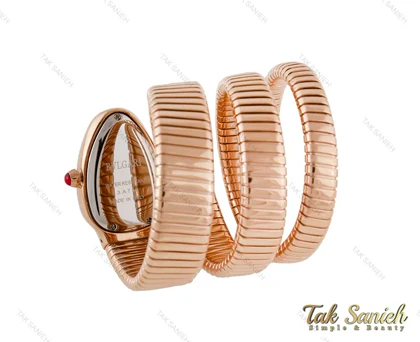 ساعت بولگاری ماری سرپنتی رزگلد نگین‌دار Bvlgari-3992-L