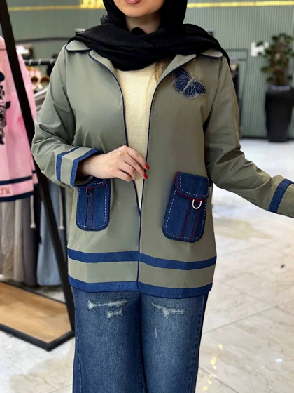 کت گلدوزی پروانه 3487