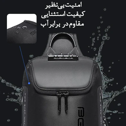 کیف کراس بادی قفل ضد سرقت دار اورجینال بنج BANGE 7082