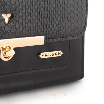 کیف دوشی زنانه چرم یلسان مدل لیندا کد106-MRV