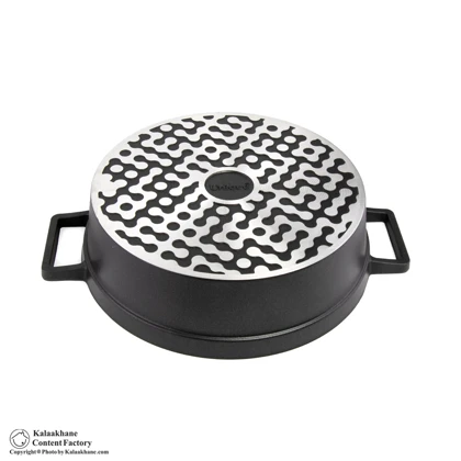 تابه گرانیت یونیک دو دسته مدل دیاموند سایز 28