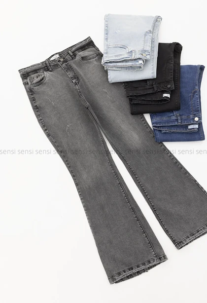 شلوار جین بوت کات کد1005170