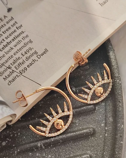 گوشواره میخی چشم ژوپینگ