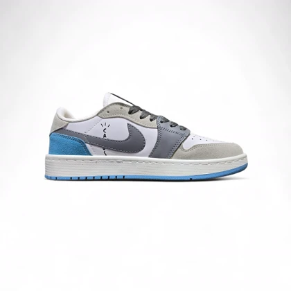 کتانی نایک ترویس سفید طوسی آبی