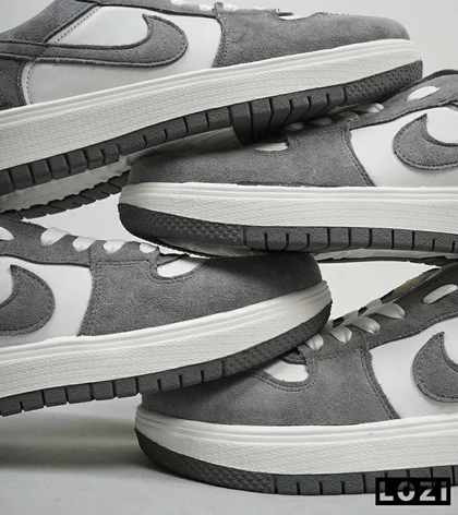 کفش کتانی مردانه سفید طوسی نایک NIKE SB