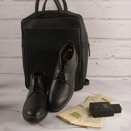 نیم بوت مردانه COCO مشکی مدلSalivanویژه