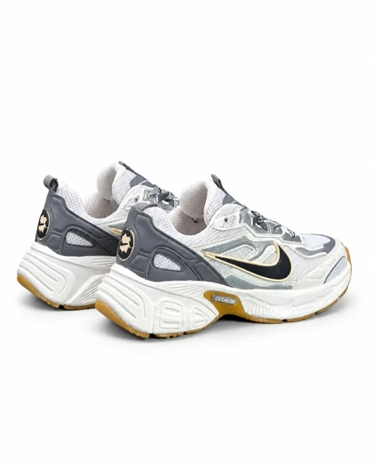کفش کتانی مردانه مدل نایکیv5k سفید کرم طوسی Nike V5k