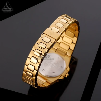 ساعت زنانه پتک فیلیپ طلایی Patek Philippe Nautilus GK2