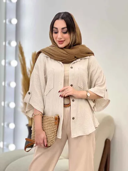 شومیز دو جیب آریانا