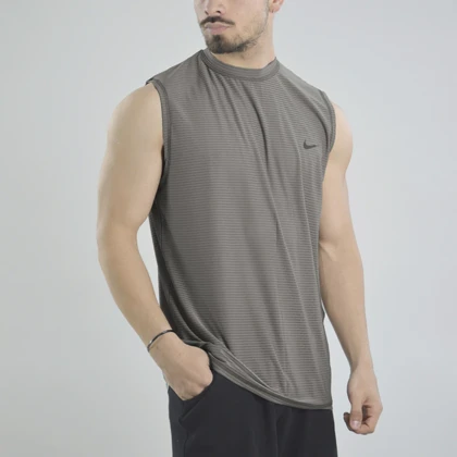 رکابی ورزشی مردانه نایک مدل VHD-Dri Fit-4K0993 طوسی