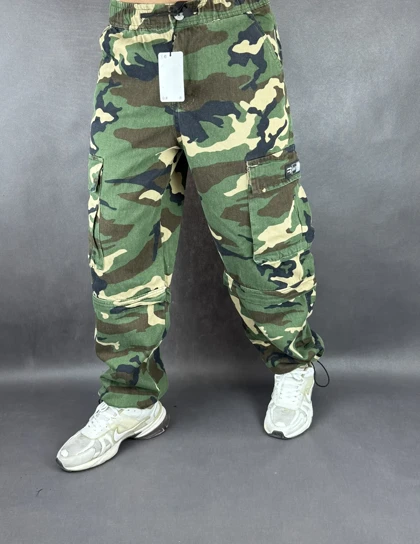 شلوار چریکی کارگو شلوارک شو سبز 28