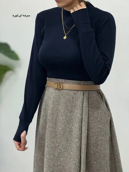 بلوز پاییزه کشبافت پنبه سیناز