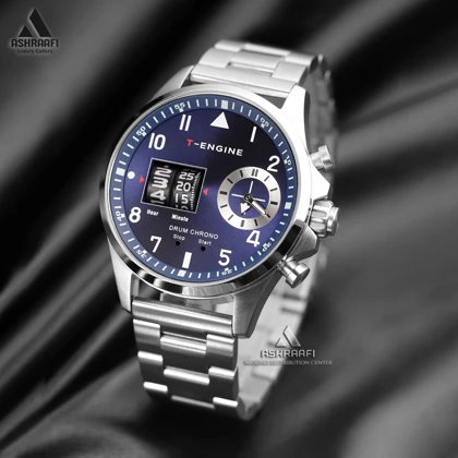ساعت مچی تی انجین T-Engine Drum Chrono 3940-SB