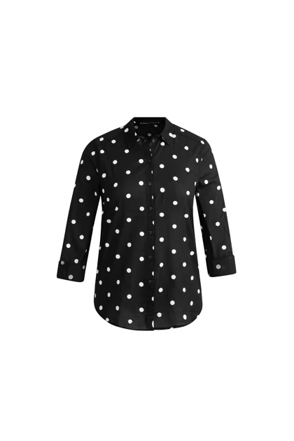 شومیز خالدار - کد 3100