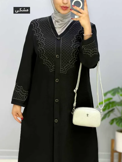 مانتو گلدوزی پورتو کد 458532