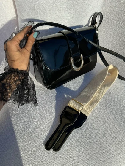 کیف ورنی جلو سگک 1595