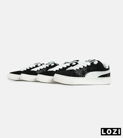 کفش کتانی ورزشی مشکی مردانه و زنانه PUMA suede XL مدل 7478