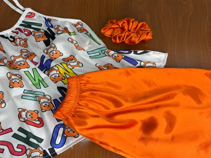 ست تاپ و شلوارک طرح تدی 041