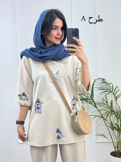 مانتو شومیزی گلشید