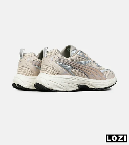 کفش کتانی ورزشی کرم مردانه و زنانه PUMA Velophasis مدل 8522