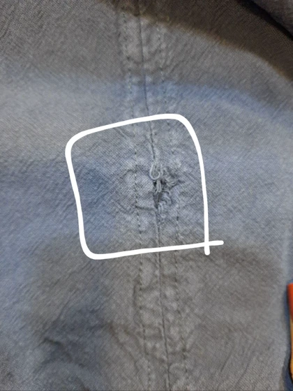 مانتو قواره دار چکاوک ( دارای ایراد جزئی )