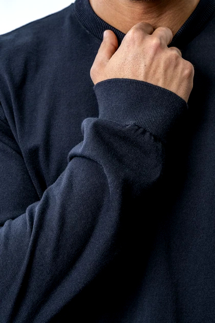 بافت آستین بلند بیسیک مردانه