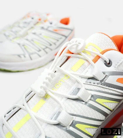 کفش کتانی بزرگ پا سفید نارنجی سالومون Salomon X ULTRA