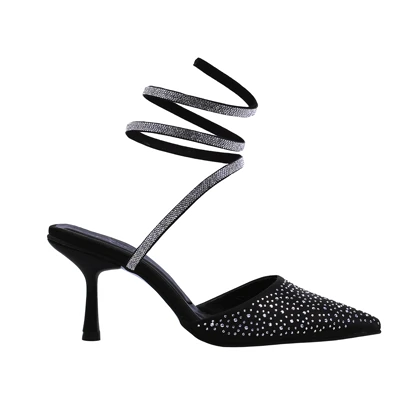 کفش پاشنه‌بلند فنری مدل دیلک کد 5753