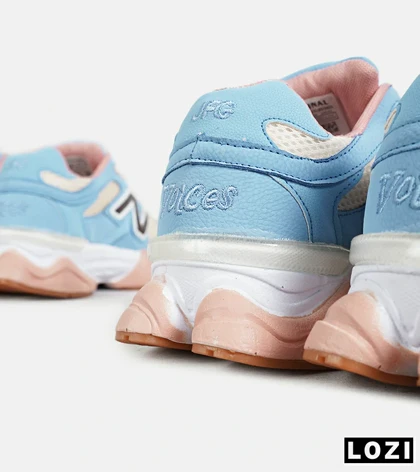 کفش کتانی مردانه و زنانه آبی کرم گلبهی NEW BALANCE 9060