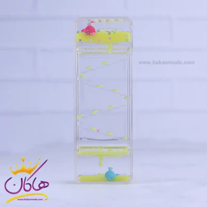 ساعت روغنی فانتزی زرد 1308/5