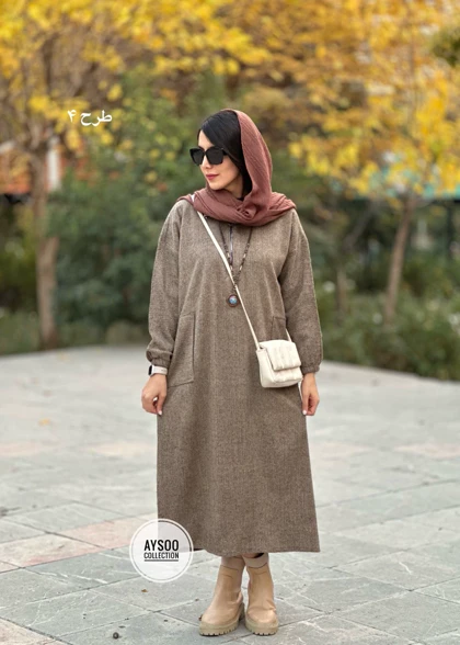 کفتان پشمی جلو زیپ1