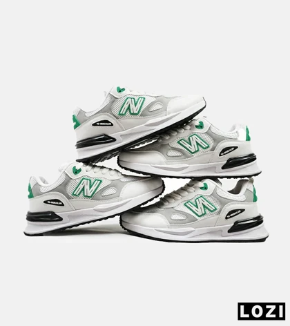 کفش کتانی مردانه سفید سبز NEW BALANCE yg niubailun مدل 4703