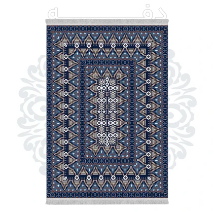 فرشینه از جنس پارچه هازان مخمل ترک طرح سنتی و مدرن برند دفه کد DHU239