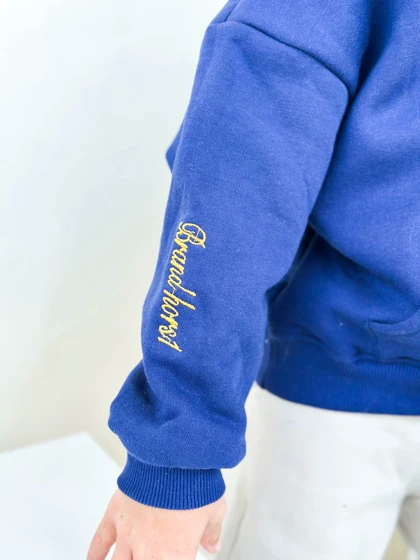 ست هودی( داخل کرک) شلوارطرح کهکشان 5 تا 12 سال