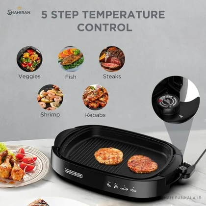گریل برقی بلک اند دکر مدل BLACKDECKER GH1500