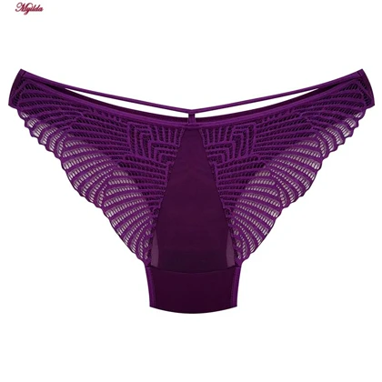 ست شورت و سوتین زنانه دانتل پروانه ای بنفش میسا کد 4735-6115
