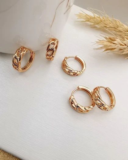 گوشواره آینه ای کارتیر ژوپینگ