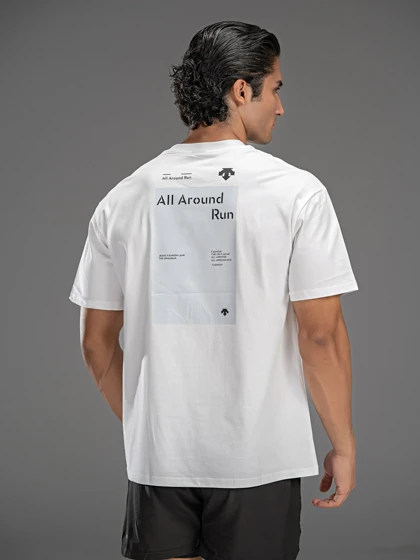 تیشرت ورزشی مردانه Descente نخی اعلا کد 4224