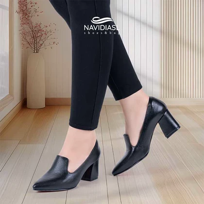 کفش زنانه چرم مجلسی کد 4033028