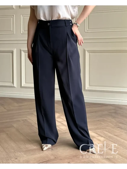 شلوار پشت کش ریگلاژی قد 117