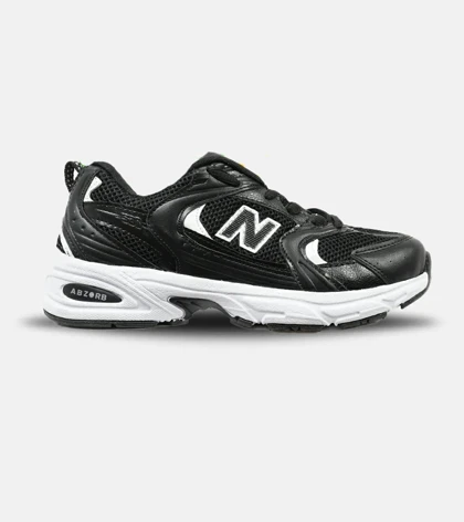 کفش کتانی بزرگ پا مشکی سفید NEW BALANCE 530