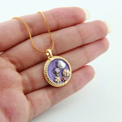 گردنبند دخترانه مدل نقاشی