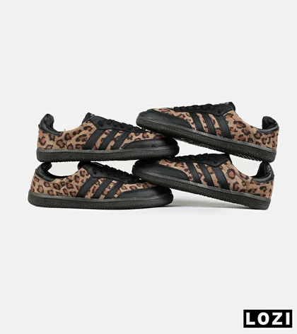 کفش کتانی زنانه پلنگی ADIDAS Samba مدل 7369