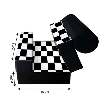 کاناپه تخت شو یک نفره شطرنجی مدل M1090