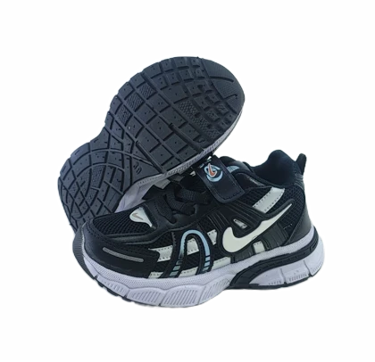 کفش اسپرت بچگانه برند نایکی nike مدل وی تو کی V2K مشکی سفید کد 620