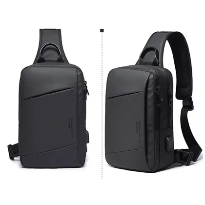کیف کراس بادی مردانه USB دار بنج Bange BG-22002